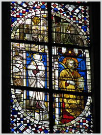 4th north chevet window (detail), Béziers Cathedral