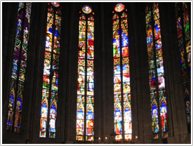 Chevet windows, Lod&egrave;ve Cathedral