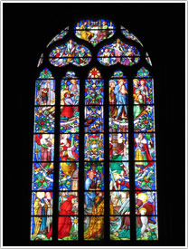 West end window, Aix-en-Provence Cathedral