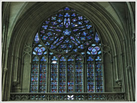 North grand transept windows (14th c.), Basilique, St-Quentin