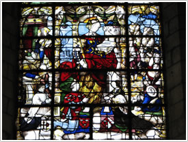 Right upper panels 7-10 (16th c.), north petit transept, Basilique, St-Quentin