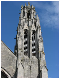 West front portal & gable (1565-84), Église St-Jean-Baptiste, Arras click for full-size image