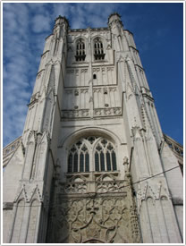 West front tower (15th c.), St-Omer Cathedral