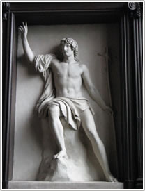 John the Baptist, 2nd south ambulatory chapel, Église St-Gervais-St-Protais, Paris click for full-size image