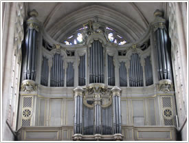 Organ gallery (Cliquot, 1791), Église St-Germain-l'Auxerrois, Paris click for full-size image