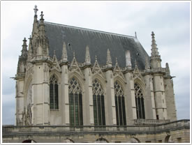 Sainte-Chapelle de Vincennes (1379-1552) from south