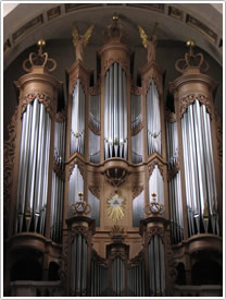 Organ (Aubertin, 2005), Église St-Louis-en-Île, Paris click for full-size image