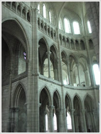Southeast transept elevation (1176), Soissons Cathedral
