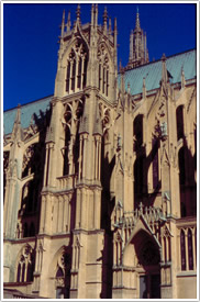 Chapter tower, north side, Metz Cathedral