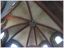 Choir vault (c. 1130-1145), St-Martin-des-Champs, Paris click for full-size image
