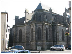 Chevet from northeast (15th c.), St-Flour Cathedral click for full-size image