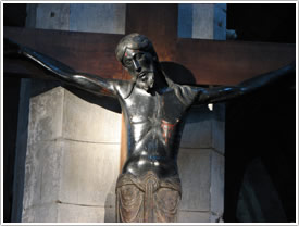 'Le Christ Noir' (13th c.), St-Flour Cathedral click for full-size image