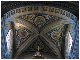 Choir vault (18th c.), Castres Cathedral click for full-size image