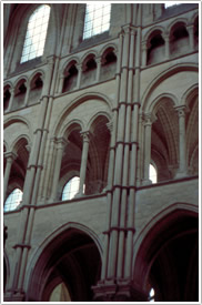 Nave elevation, Laon Cathedral