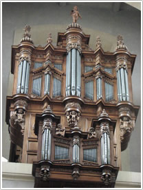 Organ (1675), Montauban Cathedral click for full-size image