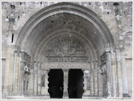 South porch (1140) with portal (c. 1130), St-Pierre, Moissac click for full-size image