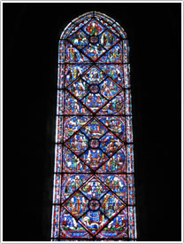 Window #61, north nave, Joseph (13th c.), Chartres Cathedral click for full-size image