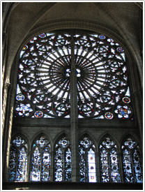 North transept rose (16th c.), Troyes Cathedral
