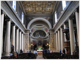 Neo-classical nave interior (1823-26), Notre-Dame-de-Lorette, Paris click for full-size image
