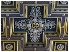 Coffered ceiling (detail) (1823-26), Notre-Dame-de-Lorette, Paris click for full-size image