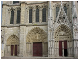 West front portals (late 12th c.), Collégiale Notre-Dame, Mantes click for full-size image