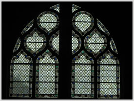 North transept lower window (16th c.), Senlis Cathedral click for full-size image