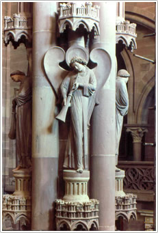 Angels of the Pillar, Strasbourg Cathedral, France