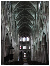 Nave looking east (1157-1217), Notre-Dame-en-Vaux, Châlons-en-Champagne click for full-size image