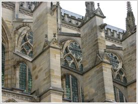 South nave flying buttresses (late 15th c.), Châlons-en-Champagne Cathedral click for full-size image