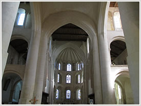 Transept crossing piers (15th c.), Abbey, Cerisy-la-Forêt click for full-size image