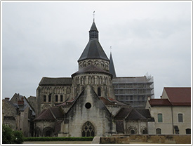 East exterior (11th & 12th c.), Notre-Dame, La Charité-sur-Loire click for full-size image