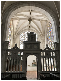 Chapelle de St-Jean-l'Evangéliste dite 'du paradis' (1538), north transept, St-Jean-Baptiste, Chaource click for full-size image