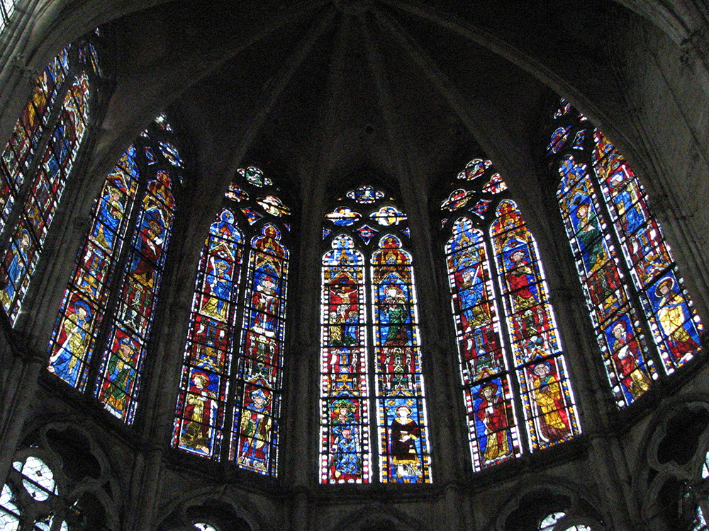 Chartres Apse French Cathedrals and Churches - Chartres to Cluny